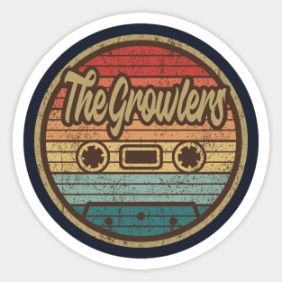 The Growlers Retro Cassette Sticker